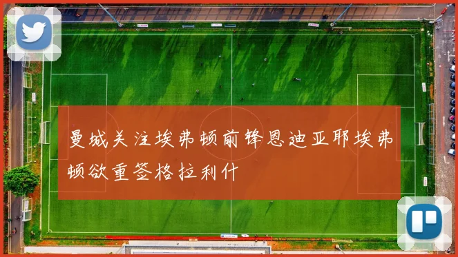 曼城关注埃弗顿前锋恩迪亚耶埃弗顿欲重签格拉利什